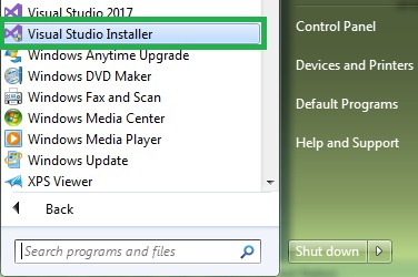 Visual studio installer
